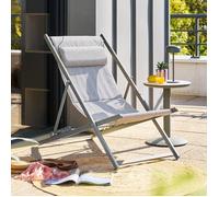 Chilienne de jardin empilable pliable Lunivia vert laurier - Hespéride