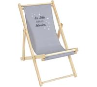 Chilienne enfant en bois 3 positions réglables La tête dans les étoiles - gris