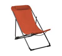 Chilienne pliante acier cataphorèse et toile - Globe