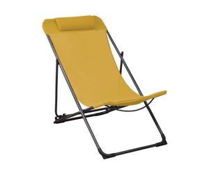 Chilienne pliante acier cataphorèse et toile - Globe