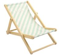 Chilienne transat enfant à rayures Vertes Pop