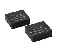 ChiliPower batterie de remplacement pour caméra d'action Qumox et SJCAM SJ4000 1050mAh 3.7V - pack de 2