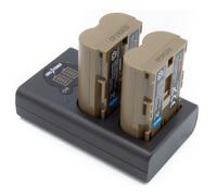 ChiliPower BP-511 Canon USB Duo Kit - ensemble d'accumulateurs pour appareil photo avec double chargeur