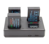 ChiliPower Canon LP-E17 Kit Deluxe - 3 batteries + chargeur triple pour charger 3 batteries simultanément