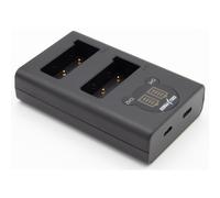 ChiliPower chargeur double USB pour 2 batteries Nikon EN-EL9 / EN-EL9a (charge simultanée)