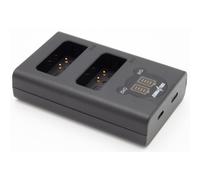 ChiliPower chargeur double USB pour 2 batteries Olympus BLN-1 (simultanément)
