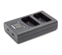 ChiliPower chargeur double USB pour 2 batteries Olympus BLX-1 (simultanément)