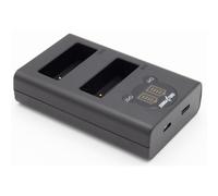 ChiliPower chargeur double USB pour 2 batteries Panasonic DMW-BLG10 (simultanément)