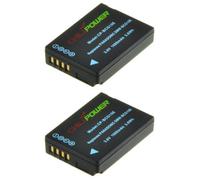 ChiliPower DMW-BCG10 batterie pour Panasonic - 1000mAh - pack de 2