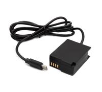 ChiliPower DR-BLC12 batterie factice avec adaptateur USB-C pour Panasonic DMW-BLC12