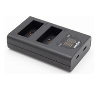 ChiliPower Fuji NP-W126 / NP-W126S chargeur double pour 2 batteries d'appareil photo (simultanément)
