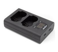 ChiliPower Fuji NP-W235 chargeur double pour 2 batteries d'appareil photo (simultanément)