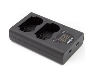 ChiliPower Fuji NP-W235 chargeur double pour 2 batteries d'appareil photo (simultanément)