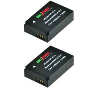 ChiliPower LP-E12 batterie pour Canon - 1100mAh - lot de 2