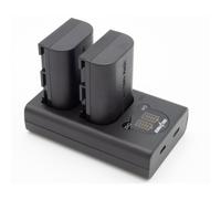 ChiliPower LP-E6N Canon USB Duo Kit - set d'accus pour appareil photo avec chargeur double USB