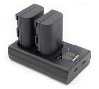 ChiliPower LP-E6NH Canon USB Duo Kit - set d'accus pour appareil photo avec chargeur double USB