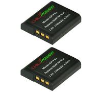 ChiliPower NP-BG1 / NP-FG1 batterie pour Sony - 1100mAh - pack de 2