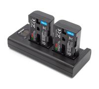 ChiliPower NP-FM50 Sony USB Duo Kit - ensemble d'accus pour appareil photo