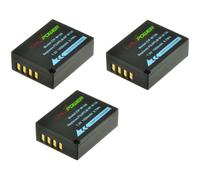 ChiliPower NP-W126 batterie pour Fujifilm - 1350mAh - pack de 3