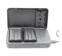 ChiliPower Powercase pour Nikon EN-EL15, EN-EL15b, EN-EL15c - chargeur double, powerbank et étui de rangement 3-en-1