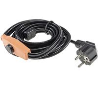 ChiliTec Câble chauffant avec capteur de température - 2 m - 230 V - Avec thermostat - Protection contre le gel - Pour conduites d'eau dans la maison, la piscine, l'étang