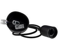 ChiliTec E27 Suspension en Silicone Noir 230 V E27 80 cm