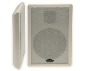 Chilitec Enceintes Plates 17804, 40 W, Blanc, 2 Pièces