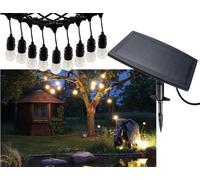 CHILITEC Guirlande lumineuse solaire à LED CT-BGL 10Solar, 10 lampes, IP44