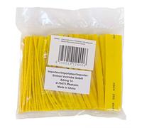 ChiliTec Lot de 100 gaines thermorétractables 100 mm Jaune 1,5 mm à 13 mm