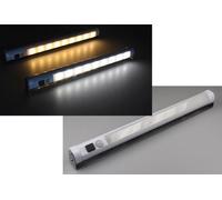 Chilitec Lot de 2 Lampe encastrable avec détecteur de Mouvement Pile 9 SMD LED 80lm Blanc Lampe Voie 2 x Lampe