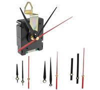 ChiliTec Mouvement Radio-piloté Silencieux à 3 Aiguilles silencieuses sans tic-tac - Boîtier en Plastique DCF - Fonctionne avec 1 Pile AA