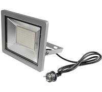 ChiliTec Projecteur LED d'extérieur 100 W IP44 - Câble de 1,5 m avec fiche de contact de protection - Lumière blanche neutre 4000 K