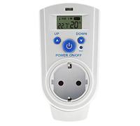 ChiliTec ST-35 Prise Thermostat numérique avec régulateur de température, Prise intermédiaire 230 V, Thermostat pour Chauffage, Ventilateur, Chauffage Infrarouge, appareils de Refroidissement