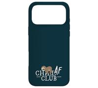 Chill AF Club ! Ne Rien Faire Deluxe Chilling Sloth Coque pour iPhone 17 Pro Max