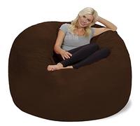 Chill Bag - Pouf poire géant de 1,8 m, chocolat