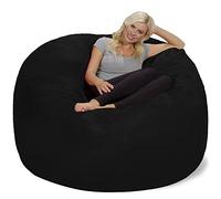 Chill Bag - Pouf poire géant de 1,8 m, noir