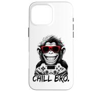 Chill Bro - Cool Monkey with Sunglasses Gaming Funny Gamer Coque pour iPhone 16 Pro Max