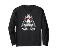 Chill Bro Monkey Gamer - Contrôleur Graphique Manche Longue