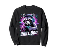 Chill Bro Raccoon Sweatshirt