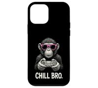 Chill Bro Singe Cool avec Lunettes de Soleil Gamer Cadeau drôle Coque pour iPhone 12 Mini