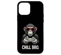 Chill Bro Singe Cool avec Lunettes de Soleil Gamer Cadeau drôle Coque pour iPhone 12 Mini