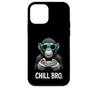 Chill Bro Singe Cool avec Lunettes de Soleil Gamer Cadeau drôle Coque pour iPhone 12 Mini