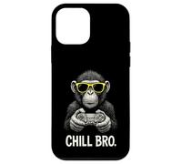 Chill Bro Singe Cool avec Lunettes de Soleil Gamer Cadeau drôle Coque pour iPhone 12 Mini