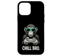 Chill Bro Singe Cool avec Lunettes de Soleil Gamer Cadeau drôle Coque pour iPhone 12 Mini