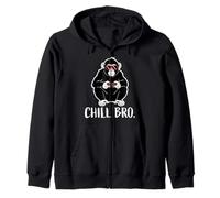 Chill Bro Singe Gaming Funny Design Sweat à Capuche