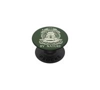 Chill by Nature Cottagecore Frog Meditation Vintage Badge PopSockets PopGrip Adhésif