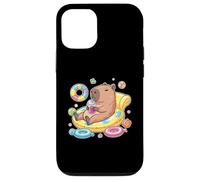 Chill Capybara Boisson Flottante pour Piscine - Ambiance Vacances d'été Coque pour iPhone 12/12 Pro