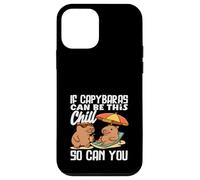 Chill Capybara So Can You Capybaras Adorable Animal drôle Coque pour iPhone 12 Mini