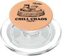 Chill Chaos Capybara Canard Animal Meme PopSockets PopGrip pour MagSafe