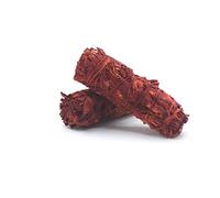 Chill French | Sauge Blanche Sang de Dragon 30/35gr | Salvia Apiana de Californie & résine Dragon’s Blood | Encens Sauge Rouge Amérindienne pour Fumigation Purification - L.12 x l.3 cm (2 bâtonnets)